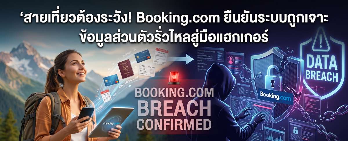 ระวัง! Booking.com ระบบรั่ว แฮกเกอร์ฉกข้อมูลส่วนตัวลูกค้า