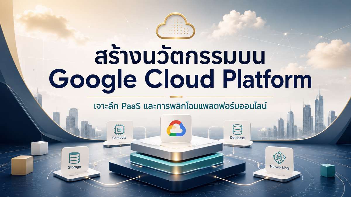 สร้างนวัตกรรมบน Google Cloud Platform เจาะลึก PaaS และการพลิกโฉมแพลตฟอร์มออนไลน์