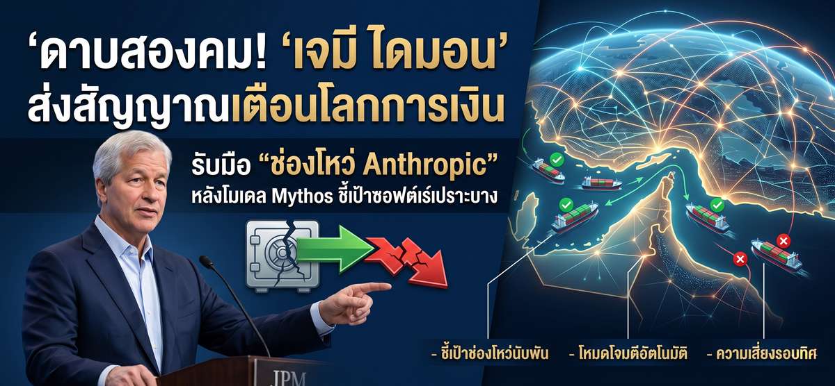 ไดมอนเตือน! พบช่องโหว่ Anthropic เสี่ยงแฮกเกอร์ถล่มโลกการเงิน