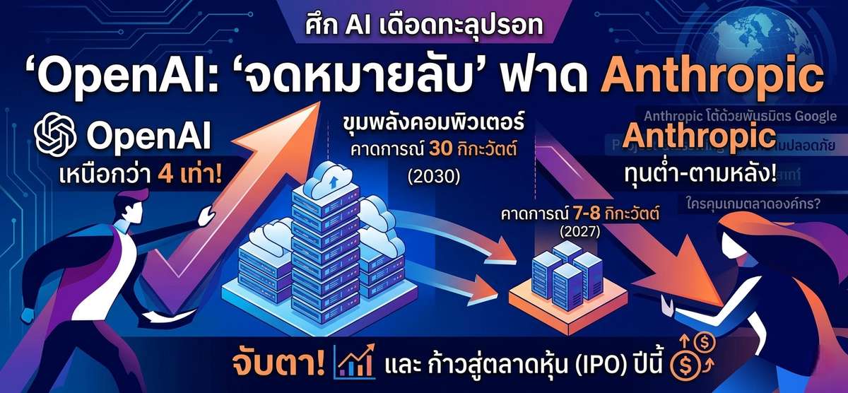 เปิดศึกสายเลือด! OpenAI จวกยับ Anthropic 