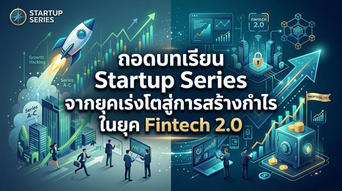 ถอดบทเรียน Startup Series จากยุคเร่งโตสู่การสร้างกำไรในยุค Fintech 2.0