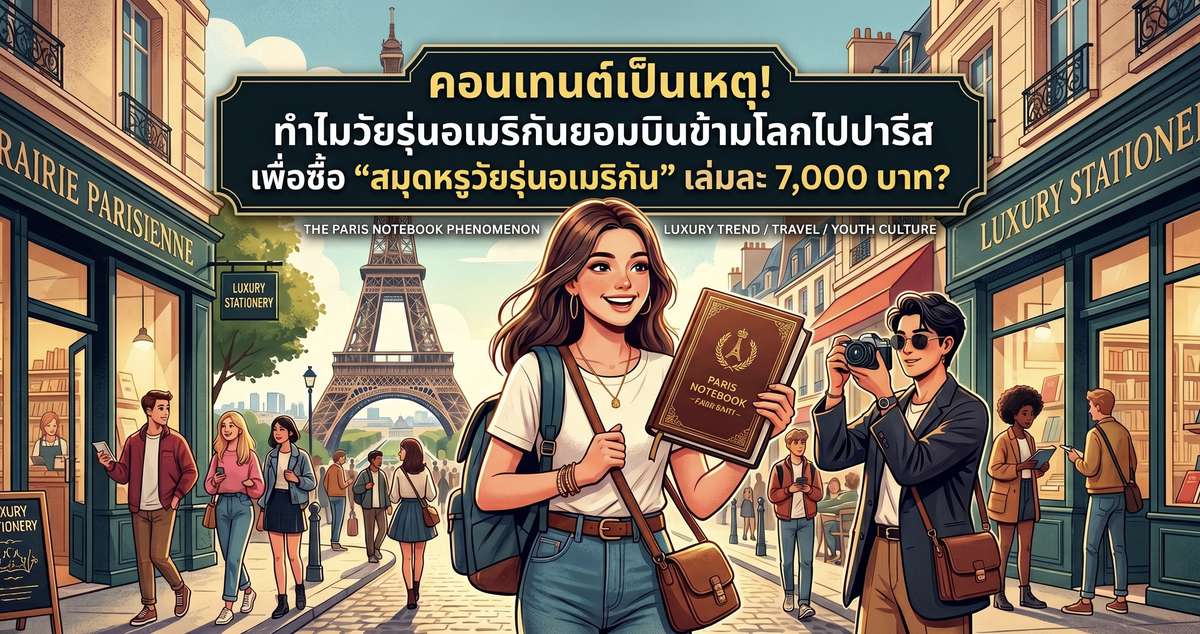 คอนเทนต์เป็นเหตุ! ทำไมวัยรุ่นอเมริกันยอมบินข้ามโลกไปปารีส เพื่อซื้อ 